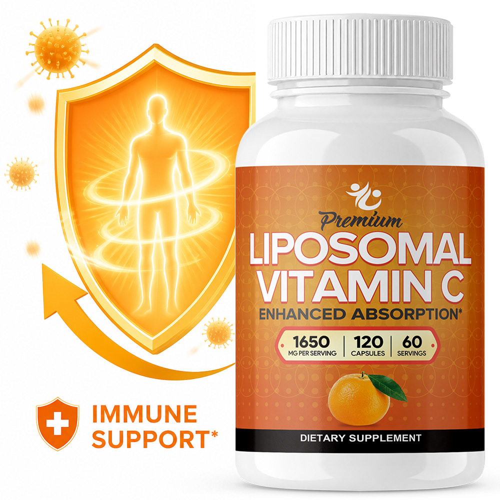 Health And Wellness Promotion - كبسولات فيتامين سي الليبوزومي 1650 ملغ،