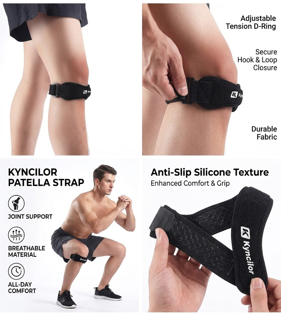 Compression Knee Sleeve - 1 جوارب رياضية للساق، جوارب ضاغطة