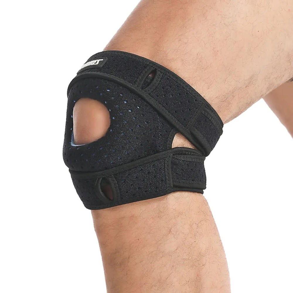 جديد 1 قطعة دعامة الركبة الرضف - مراجعة Compression Knee Sleeve وسعره