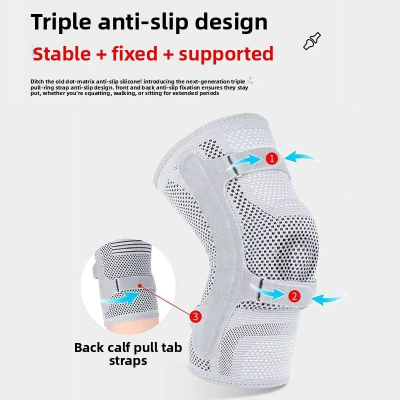 دعامة ركبة رياضية للرجال، مثبت - مراجعة Compression Knee Sleeve وسعره