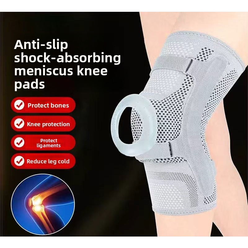 دعامة ركبة رياضية للرجال، مثبت - مراجعة Compression Knee Sleeve وسعره