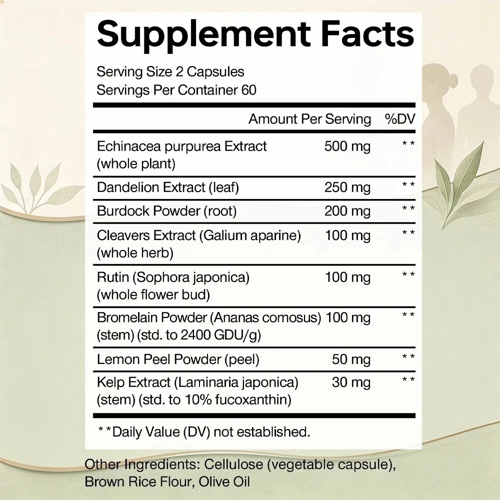 مكمل غذائي لتنظيف الجهاز اللمف - مراجعة Health And Wellness Promotion وسعره