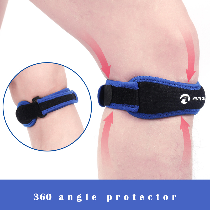 1 قطعة الركبة الرضفة وتر الركب - مراجعة Compression Knee Sleeve وسعره