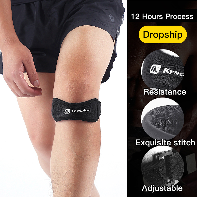 1 قطعة الركبة الرضفة وتر الركب - مراجعة Compression Knee Sleeve وسعره