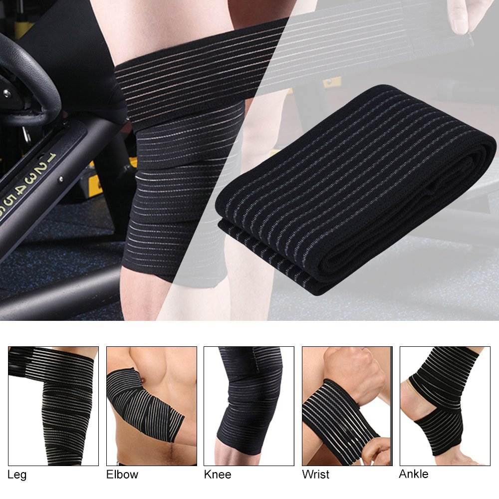 1 قطعة 40-300 سنتيمتر ضغط ضماد - مراجعة Compression Knee Sleeve وسعره